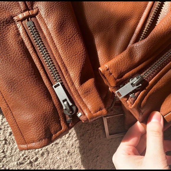 OAK+FORT leather jacket for women - Picture 8 of 10